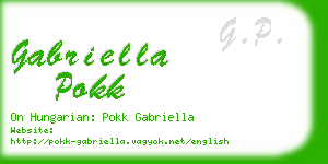 gabriella pokk business card